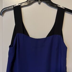 Purple dress ribbon straps